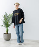 8分袖 切替 Tシャツ  CONVERSE コンバース