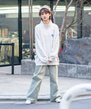 【UNIIT × RED CAP GIRL】 バックプリント 裏毛 ハーフジップ