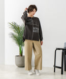 【C-FORT POINT/フォートポイント】裏毛 リメイク風 スウェットトレーナー