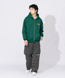 THRASHER スラッシャー 裏起毛 胸刺繍 フード刺繍 フルジップフーディー ジップパーカー