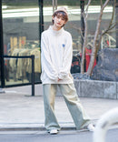 【UNIIT × RED CAP GIRL】 バックプリント 裏毛 ハーフジップ