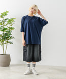 【SAVIER/サビアー】×【ZERO STAIN/ゼロステイン】コラボ ラグランスリーブ ポケット付 Tシャツ