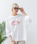 8分袖 切替 Tシャツ  CONVERSE コンバース