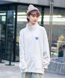 【UNIIT × RED CAP GIRL】 バックプリント 裏毛 ハーフジップ