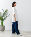 【CONVERSE/コンバース】×【TOM AND JERRY/トムとジェリー】ブランドロゴ 刺繍 オーバーサイズ Tシャツzo