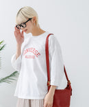 8分袖 切替 Tシャツ  CONVERSE コンバース