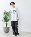 【Champion/チャンピオン】USAコットン100% プリントロンT zo