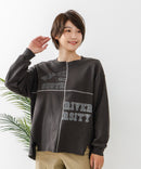 【C-FORT POINT/フォートポイント】裏毛 リメイク風 スウェットトレーナー