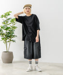 【SAVIER/サビアー】×【ZERO STAIN/ゼロステイン】コラボ Vガセット クルーネック Tシャツ