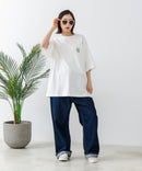 【CONVERSE/コンバース】×【TOM AND JERRY/トムとジェリー】バックプリント オーバーサイズ Tシャツzo