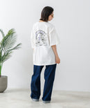 【CONVERSE/コンバース】×【TOM AND JERRY/トムとジェリー】バックプリント オーバーサイズ Tシャツzo