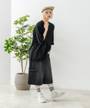 【SAVIER/サビアー】×【ZERO STAIN/ゼロステイン】コラボ Vガセット クルーネック Tシャツ