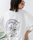 【CONVERSE/コンバース】×【TOM AND JERRY/トムとジェリー】バックプリント オーバーサイズ Tシャツzo