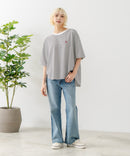 ブランドロゴワンポイント刺繍ラウンドヘムTシャツ【U.S. POLO ASSN./ユーエスポロアッスン】