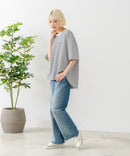 ブランドロゴワンポイント刺繍ラウンドヘムTシャツ【U.S. POLO ASSN./ユーエスポロアッスン】