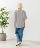 ブランドロゴワンポイント刺繍ラウンドヘムTシャツ【U.S. POLO ASSN./ユーエスポロアッスン】