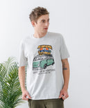 ZEROSTAIN プリントTシャツ 汗染みの目立ちにくいTシャツ 防汚 UVカット ワーゲンバスライク フィッシング 釣り トラウト