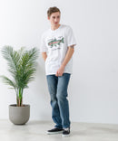 ZEROSTAIN プリントTシャツ 汗染みの目立ちにくいTシャツ 防汚 UVカット ワーゲンバスライク フィッシング 釣り トラウト