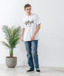 ZEROSTAIN プリントTシャツ 汗染みの目立ちにくいTシャツ 防汚 UVカット ワーゲンバスライク フィッシング 釣り トラウト