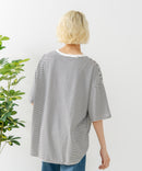 ブランドロゴワンポイント刺繍ラウンドヘムTシャツ【U.S. POLO ASSN./ユーエスポロアッスン】