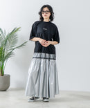 【CONVERSE/コンバース】チュールレイヤード Tシャツ zo