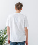 ZEROSTAIN 胸ポケット 刺繍Tシャツ 汗染みの目立ちにくいTシャツ 防汚 UVカット アニマル おじさん ビール アメ車