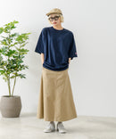 【SAVIER/サビアー】×【ZERO STAIN/ゼロステイン】コラボ Vガセット クルーネック Tシャツ