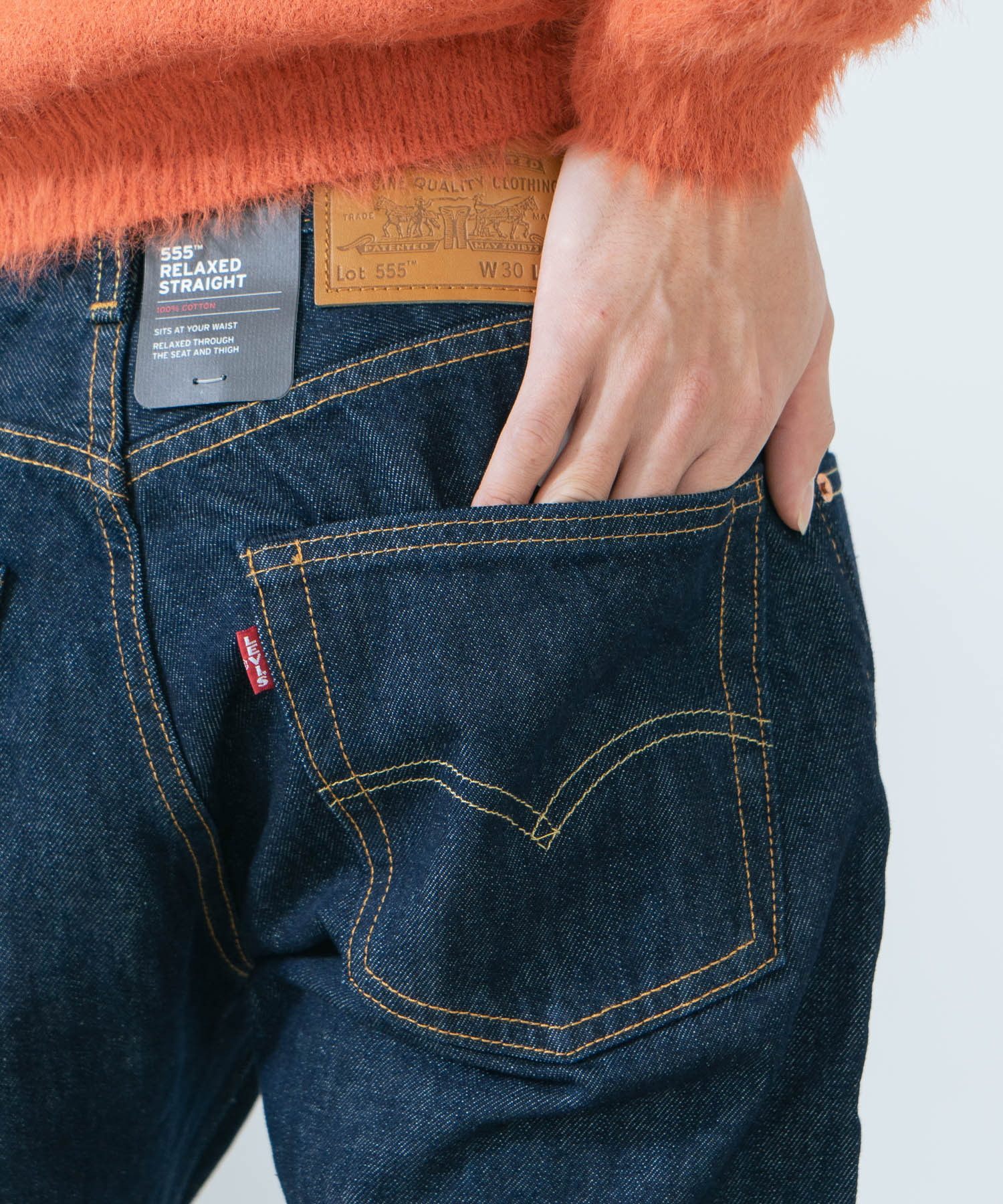 LEVI'S リーバイス 555 リラックス ストレート ワンウォッシュ LEVI'S リーバイス 555 リラックス ストレート ワンウォッシュ