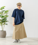 【SAVIER/サビアー】×【ZERO STAIN/ゼロステイン】コラボ Vガセット クルーネック Tシャツ