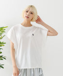 リラックスフィットワンポイント刺繍フレンチスリーブ Tシャツ 【U.S. POLO ASSN./ユーエスポロアッスン】