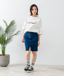 【CONVERSE/コンバース】×【TOM AND JERRY/トムとジェリー】ブランドロゴ 刺繍 オーバーサイズ Tシャツzo