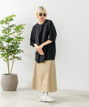 【SAVIER/サビアー】×【ZERO STAIN/ゼロステイン】コラボ ラグランスリーブ ポケット付 Tシャツ