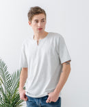 ZEROSTAIN キーネック Tシャツ 防汚 UVカット 汗染みの目立ちにくいTシャツ