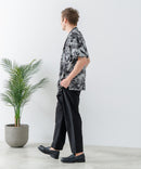 カットジョーゼット タックイージーパンツ 吸水速乾 接触冷感 ストレッチ 軽量 イージーケア UVカット BLUE STANDARD ブルースタンダード