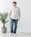 ZEROSTAIN 胸ポケット 刺繍Tシャツ 汗染みの目立ちにくいTシャツ 防汚 UVカット アニマル おじさん ビール アメ車