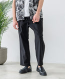 カットジョーゼット タックイージーパンツ 吸水速乾 接触冷感 ストレッチ 軽量 イージーケア UVカット BLUE STANDARD ブルースタンダード