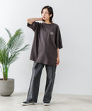 【CONVERSE/コンバース】×【TOM AND JERRY/トムとジェリー】バックプリント オーバーサイズ Tシャツzo