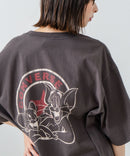 【CONVERSE/コンバース】×【TOM AND JERRY/トムとジェリー】バックプリント オーバーサイズ Tシャツzo