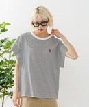 リラックスフィットワンポイント刺繍フレンチスリーブ Tシャツ 【U.S. POLO ASSN./ユーエスポロアッスン】