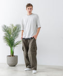 ZEROSTAIN フェイクレイヤード ビッグシルエット キーネック クルーネック Tシャツ 汗染みの目立ちにくいTシャツ 防汚 UVカット ZERO STAIN