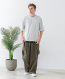 ZEROSTAIN フェイクレイヤード ビッグシルエット キーネック クルーネック Tシャツ 汗染みの目立ちにくいTシャツ 防汚 UVカット ZERO STAIN