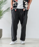 カットジョーゼット タックイージーパンツ 吸水速乾 接触冷感 ストレッチ 軽量 イージーケア UVカット BLUE STANDARD ブルースタンダード