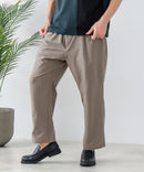 カットジョーゼット タックイージーパンツ 吸水速乾 接触冷感 ストレッチ 軽量 イージーケア UVカット BLUE STANDARD ブルースタンダード