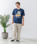 ZEROSTAIN プリントTシャツ 汗染みの目立ちにくいTシャツ 防汚 UVカット ワーゲンバスライク フィッシング 釣り トラウト