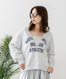 【DISCUS/ディスカス】スキッパー Uネック スウェットトレーナー