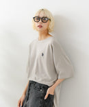 ブランドロゴワンポイント刺繍ラウンドヘムTシャツ【U.S. POLO ASSN./ユーエスポロアッスン】