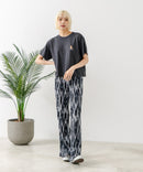 クロップド丈 ワンポイント刺繍Tシャツ【TeddyBear/テディベア】