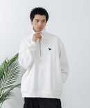 【(What it isNt)ART BY MARKGONZALES / (ワットイットイズント) アートバイ マークゴンザレス 】バックプリントハーフジップ