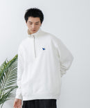 【(What it isNt)ART BY MARKGONZALES / (ワットイットイズント) アートバイ マークゴンザレス 】バックプリントハーフジップ