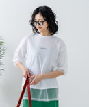 【CONVERSE/コンバース】チュールレイヤード Tシャツ zo